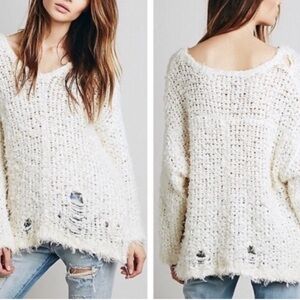 Free People Up The Ladder Sweater XS